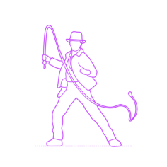 Pop Culture Genres Adventure Outline Svg File, Free Vectors File